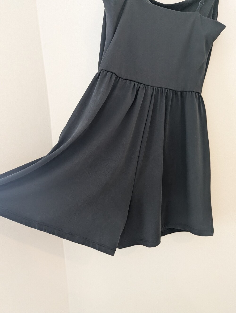 Dex The Georgina Romper: Black/Charcoal Cowl Neck Spaghetti Straps Small - Picture 6 of 10